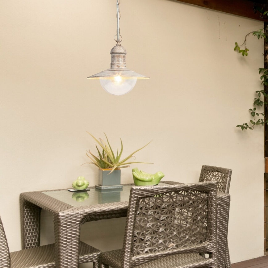 Rabalux - Lámpara colgante exterior 1xE27/60W IP44