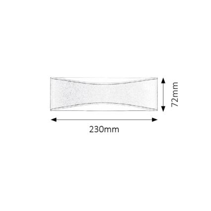 Rabalux - Aplique LED exterior LED/10W/230V IP65