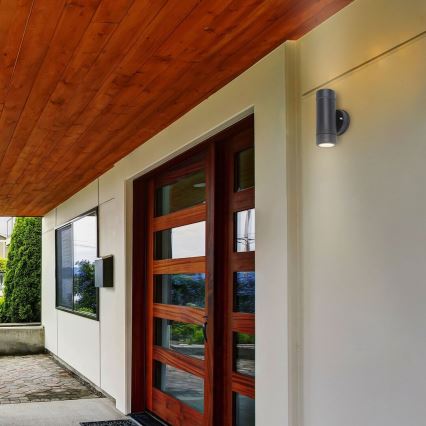 Rabalux - Aplique de exterior 2xGU10/10W/230V IP44 negro