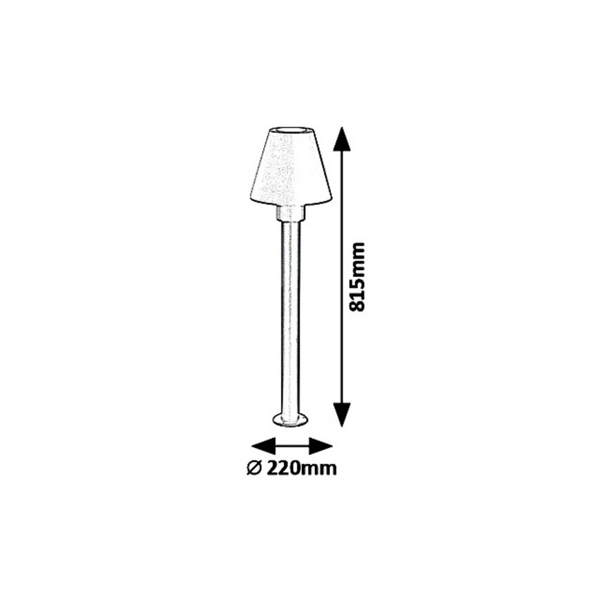 Rabalux 8845 - Lámpara de exterior FAVARA 1xE27/14W/230V IP44