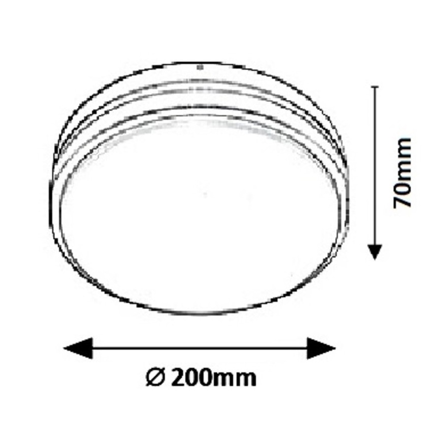Rabalux 8847 - Aplique LED para exterior HAMBURG LED/10W/230V IP44