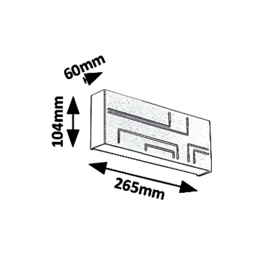 Rabalux 8873 - Aplique LED para exterior MARIBOR LED/12W/230V IP65