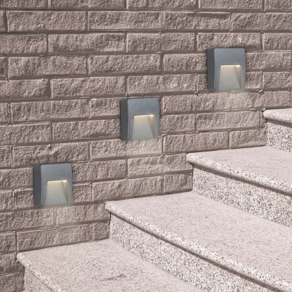 Rabalux 8894 - Aplique LED para exterior TRENTO LED/3W/230V IP65