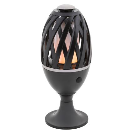 Lámpara LED exterior LED/5W/ con batería recargable, con USB IP65