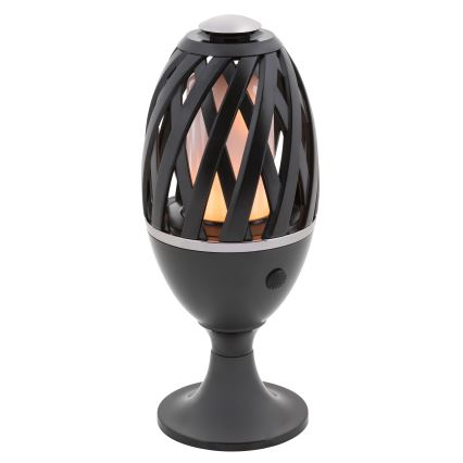 Lámpara LED exterior LED/5W/ con batería recargable, con USB IP65