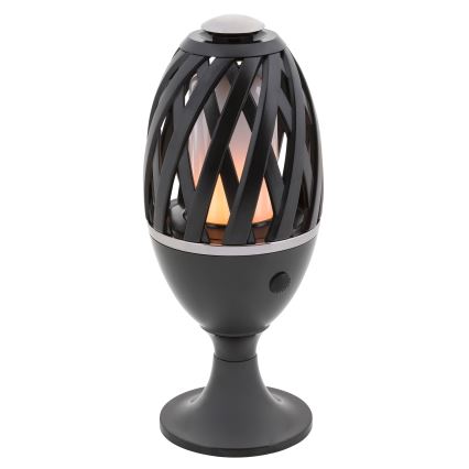 Lámpara LED exterior LED/5W/ con batería recargable, con USB IP65