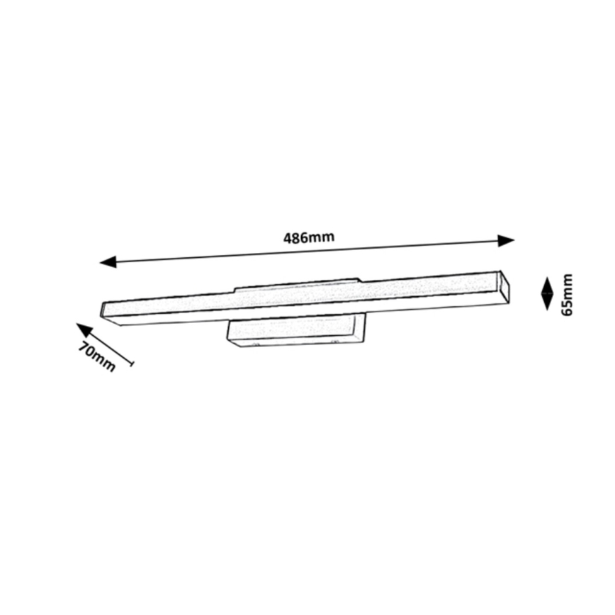 Rabalux - Aplique de baño LED LED/12W/230V IP44