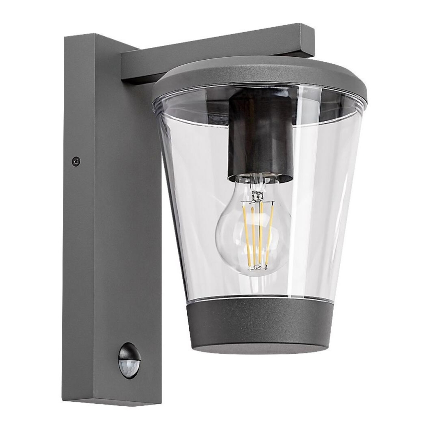 Rabalux - Aplique de exterior con sensor de movimiento 1xE27/40W/230V IP44