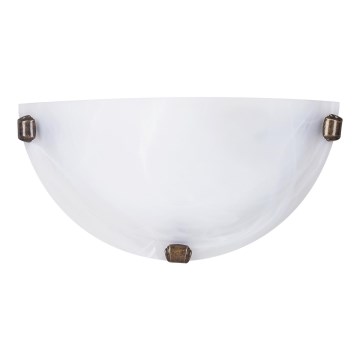 Rabalux - Aplique de pared 1xE27/60W/230V cristal alabastrino