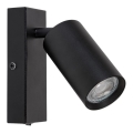 Rabalux - Aplique de pared con foco 1xGU10/25W/230V negro