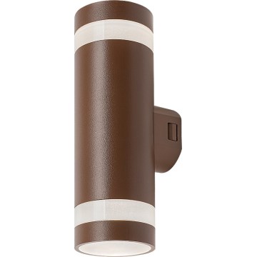 Rabalux - Aplique de pared exterior LED/16W/230V IP65 marrón