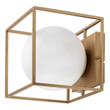 Rabalux - Aplique de pared para exteriores 1xE14/15W/230V IP44 dorado