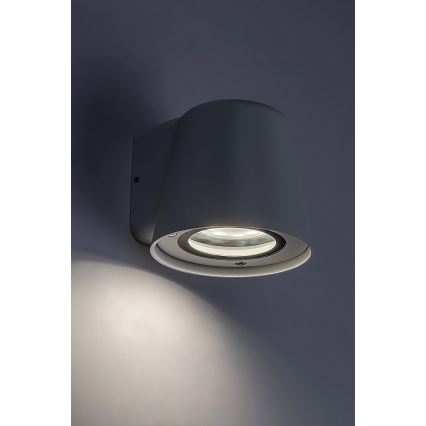 Rabalux - Aplique exterior 1xGU10/35W/230V IP54 blanco