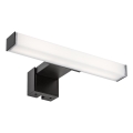 Rabalux - Aplique LED para espejo de baño, 4 W, 230 V, IP44, 20 cm, negro