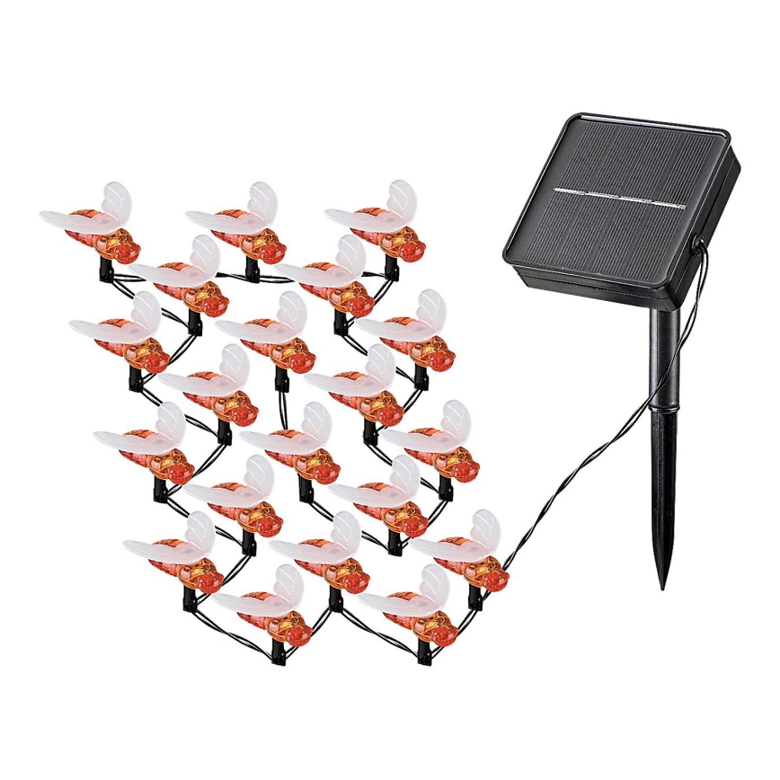 Rabalux - Cadena solar LED 20xLED/0,06W/1,2V IP44 600 mAh