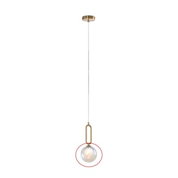 Rabalux - Cristal de repuesto para la lámpara ROSEHIP G9 Ø 15 cm