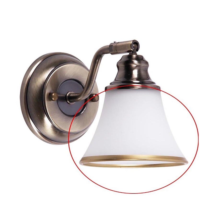 Rabalux - Cristal de repuesto para lámpara empotrada GRANDO E14 Ø 11 cm