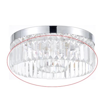Rabalux - Cristal de repuesto para plafón SYBIL G9, diámetro 35 cm