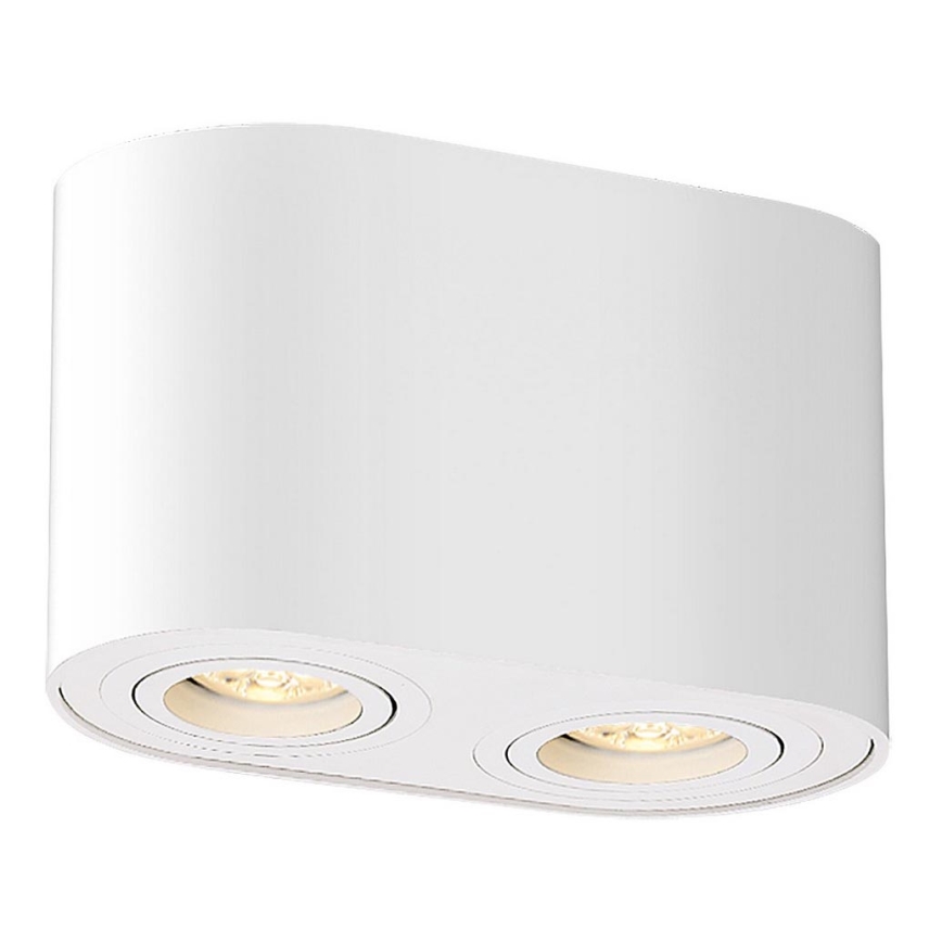 Rabalux - Foco 2xGU10/42W/230V blanco