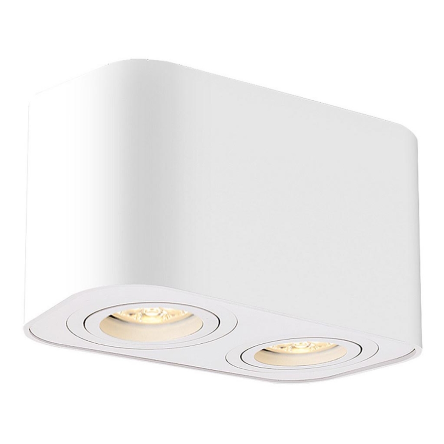 Rabalux - Foco 2xGU10/42W/230V blanco