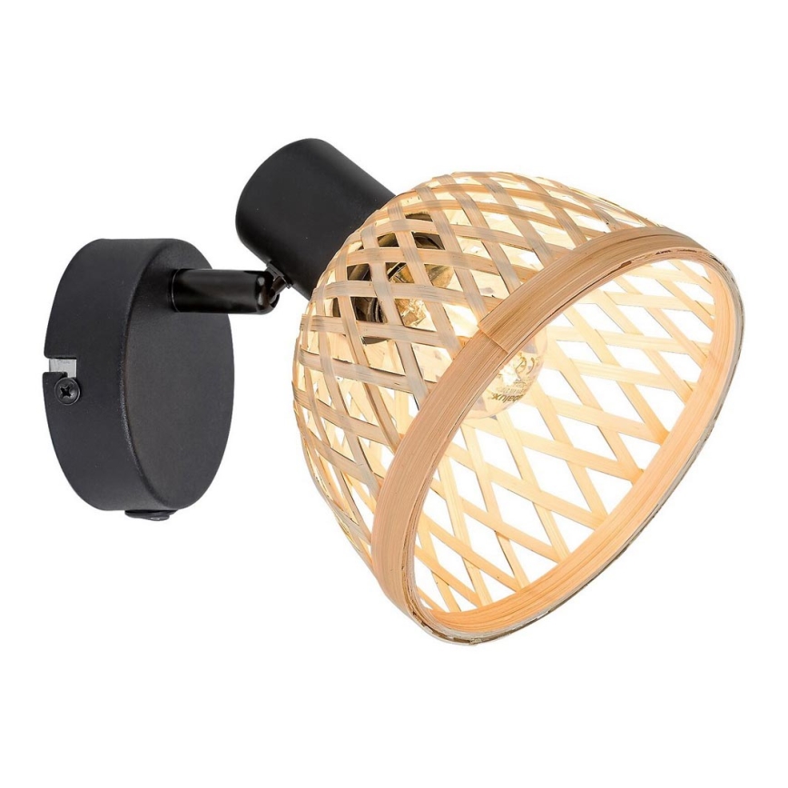 Rabalux - Foco de pared 1xE14/15W/230V ratán
