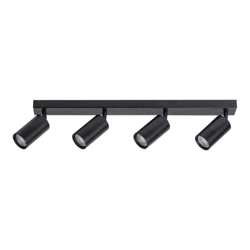 Rabalux - Foco de techo 4xGU10/25W/230V negro