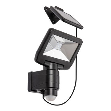Rabalux - Foco solar LED con sensor LED/5W/3,7V IP44 2500 mAh