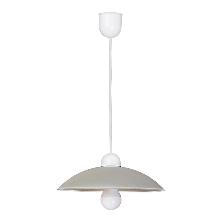 Rabalux - Lámpara colgante 1xE27/60W/230V gris