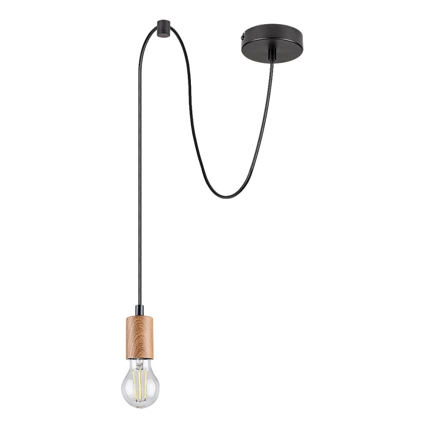 Rabalux - Lámpara colgante 1xE27/60W/230V haya