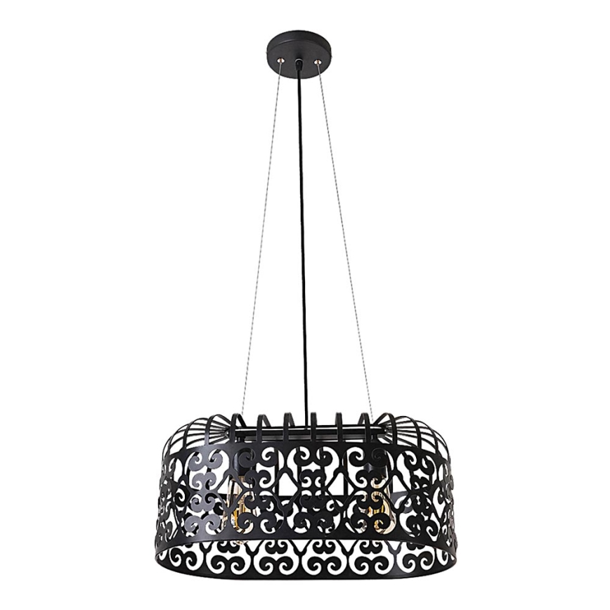 Rabalux - Lámpara colgante 2xE27/60W/230V negro