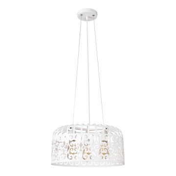 Rabalux - Lámpara colgante 3xE27/60W/230V blanca