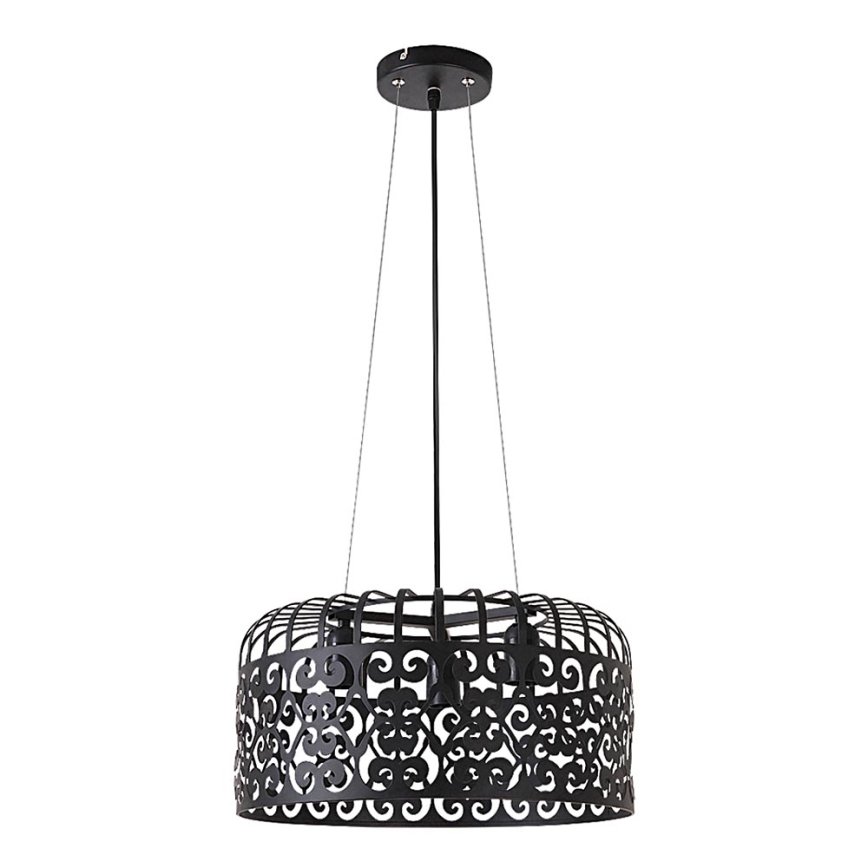 Rabalux - Lámpara colgante 3xE27/60W/230V negro