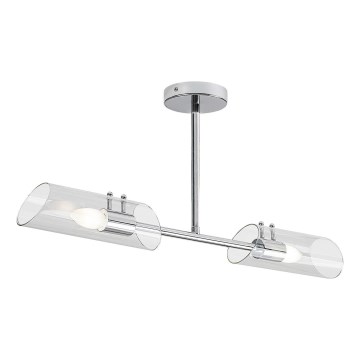 Rabalux - Lámpara colgante de baño 2xE14/12W/230V IP44 cromo brillante