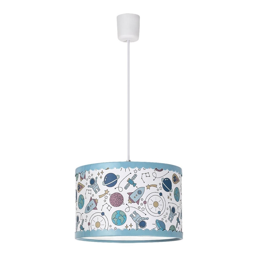 Rabalux - Lámpara colgante infantil 1xE27/40W/230V azul