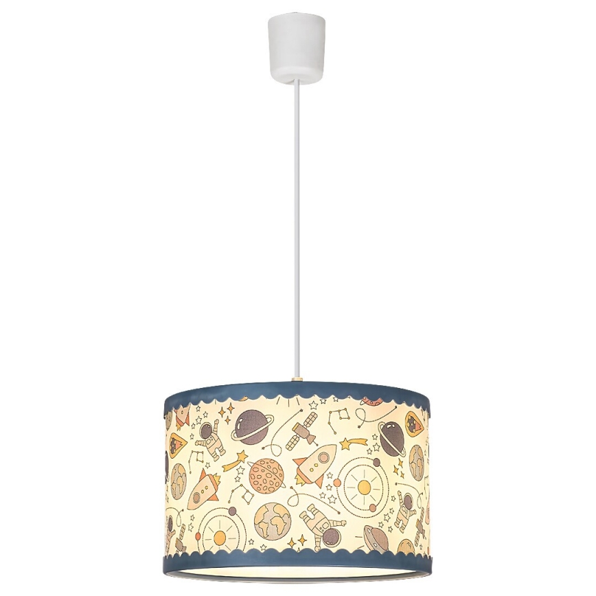 Rabalux - Lámpara colgante infantil 1xE27/40W/230V azul