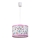 Rabalux - Lámpara colgante infantil 1xE27/40W/230V rosa