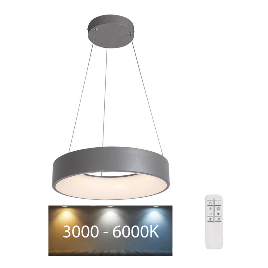 Rabalux - Lámpara colgante LED regulable LED/24W/230V redonda 3000-6000K + CR
