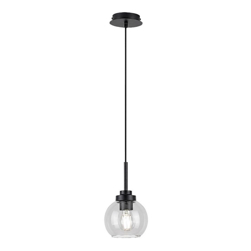 Rabalux - Lámpara de araña de baño en cadena 1xE27/15W/230V negro IP44