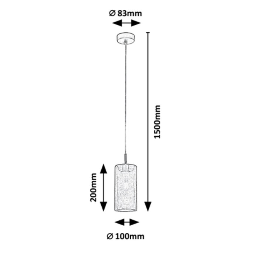 Rabalux - Lámpara de araña de cable 1xE14/25W/230V