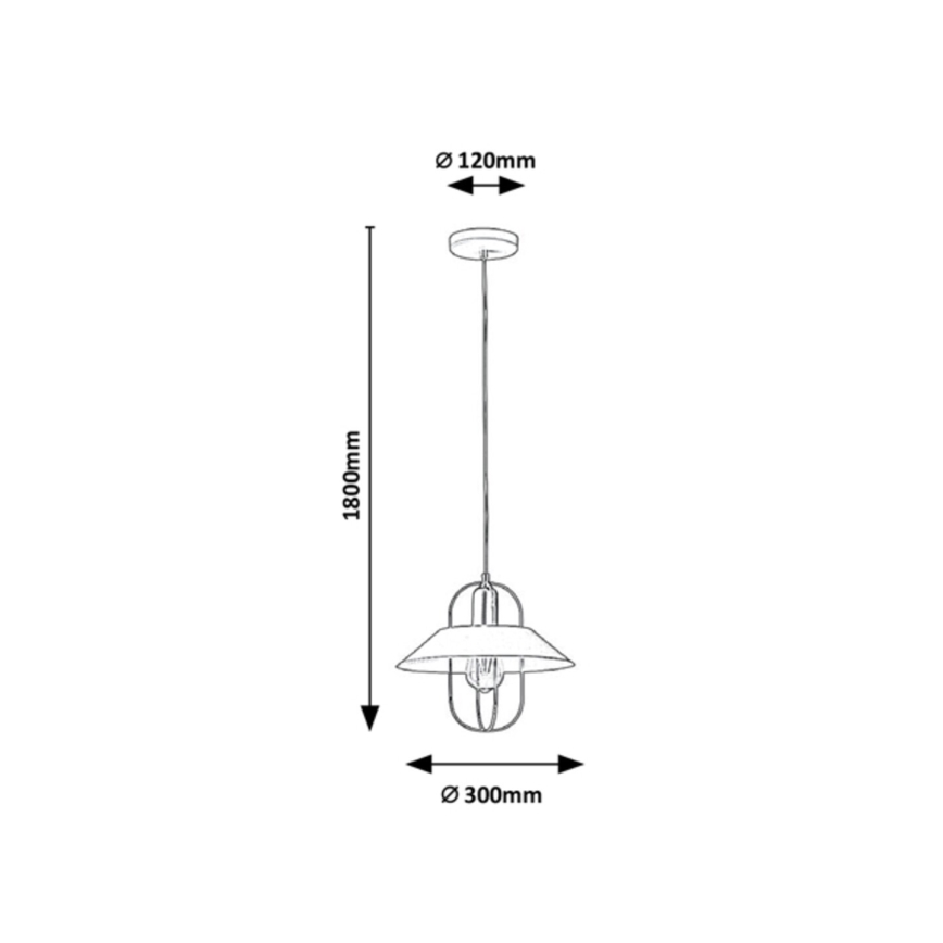 Rabalux - Lámpara de araña de cable 1xE27/40W/230V