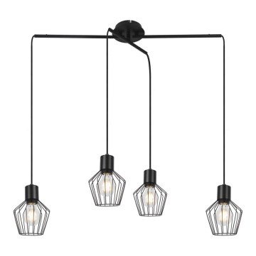 Rabalux - Lámpara de araña de cable 4xE27/40W/230V