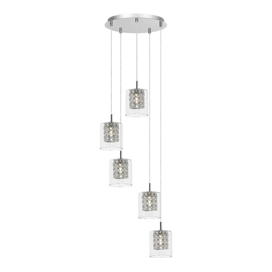 Rabalux - Lámpara de araña de cristal 5xG9/40W/230V