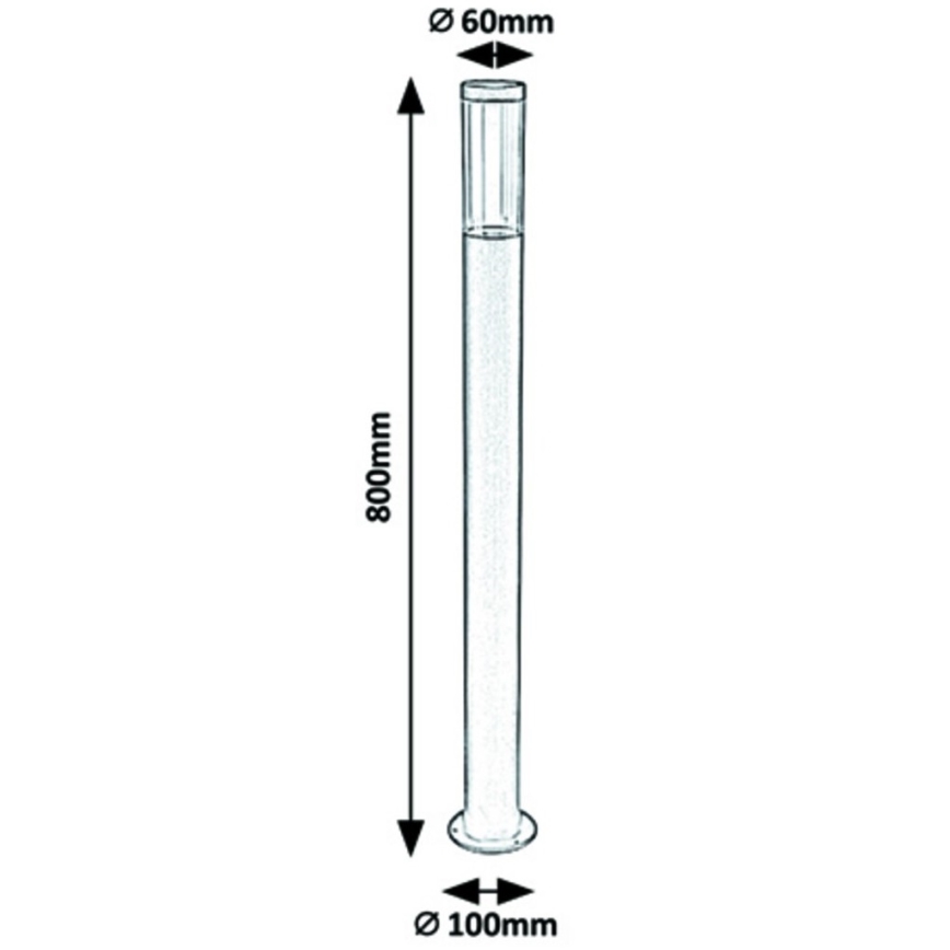 Rabalux - Lámpara de exterior 1xGU10/7W/230V IP44 80 cm