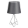 Rabalux - Lámpara de mesa 1xE14/40W/230V gris/cromo brillante