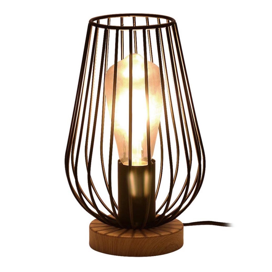 Rabalux - Lámpara de mesa 1xE27/40W/230V negro