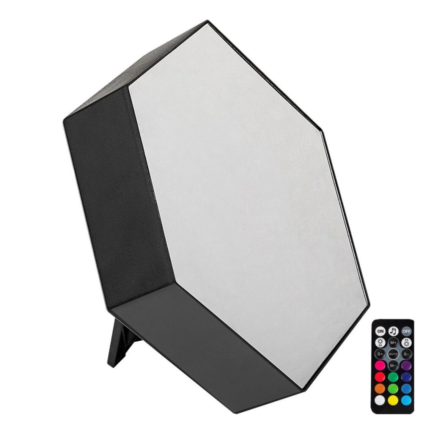Rabalux - Lámpara de mesa LED RGB regulable LED/1W/5V/3xAA + mando a distancia