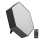 Rabalux - Lámpara de mesa LED RGB regulable LED/1W/5V/3xAA + mando a distancia