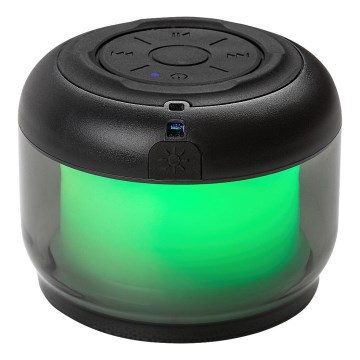 Rabalux - Lámpara de mesa RGB con altavoz RGB/3W/3,7V 500mAh