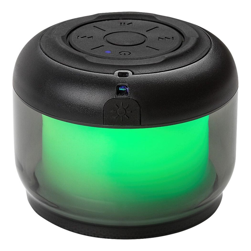 Rabalux - Lámpara de mesa RGB con altavoz RGB/3W/3,7V 500mAh