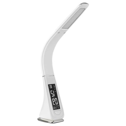 Rabalux - Lámpara de mesa táctil LED regulable con pantalla LED/5W/230V blanco